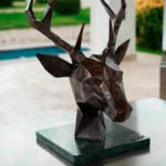 Wildform Metal Geyik Heykeli