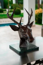 Wildform Metal Geyik Heykeli