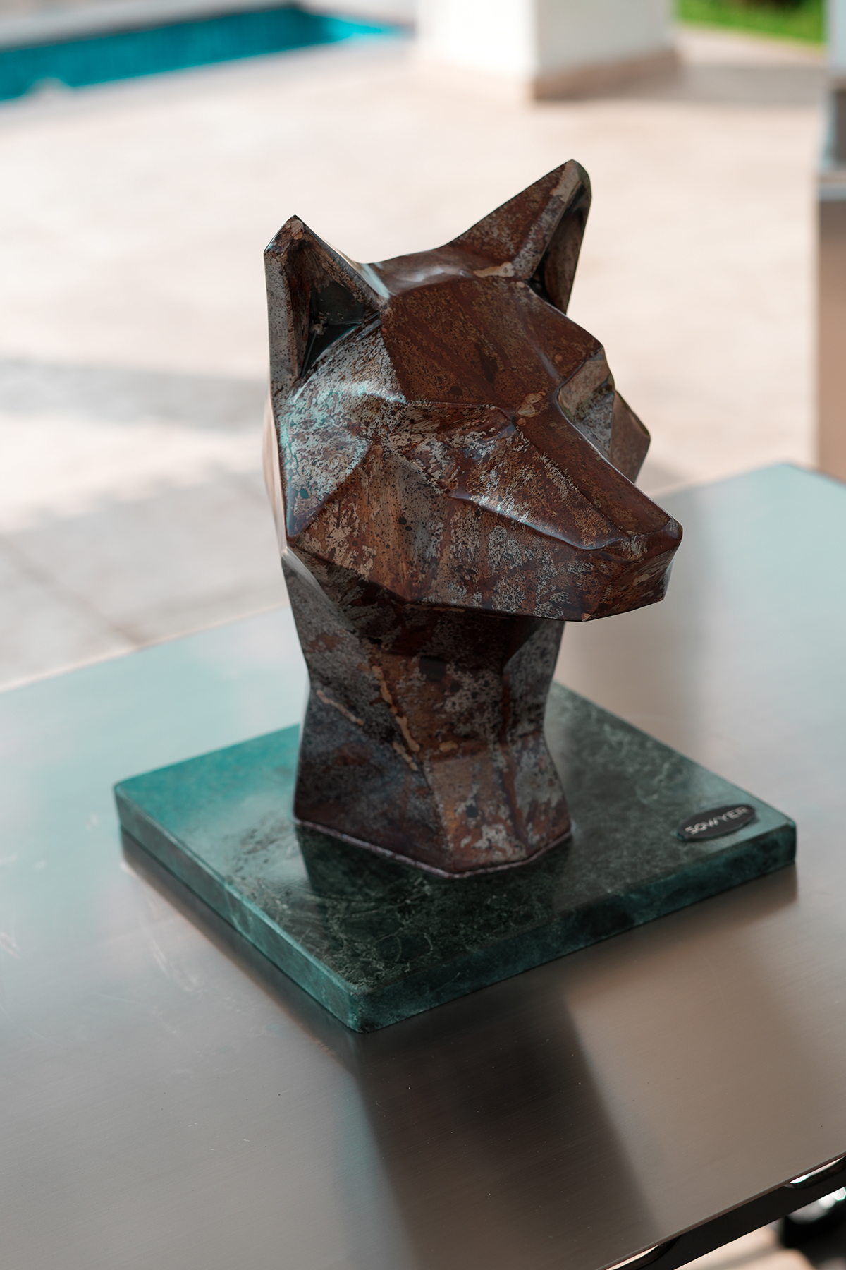 Kurt Heykel-1 Wildform Metal Kurt Heykeli - Görsel 1